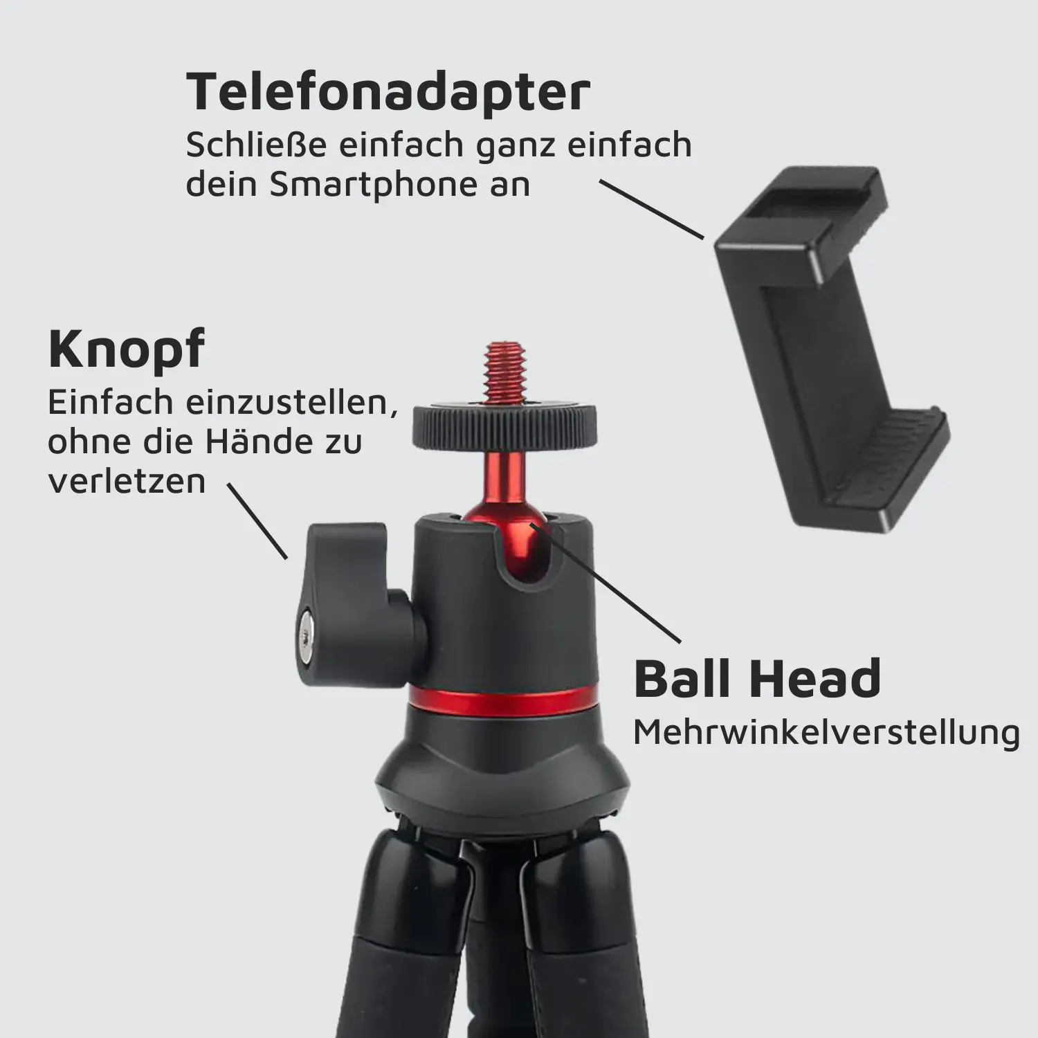 Flexibler Handyhalter Flexibler Handyhalter